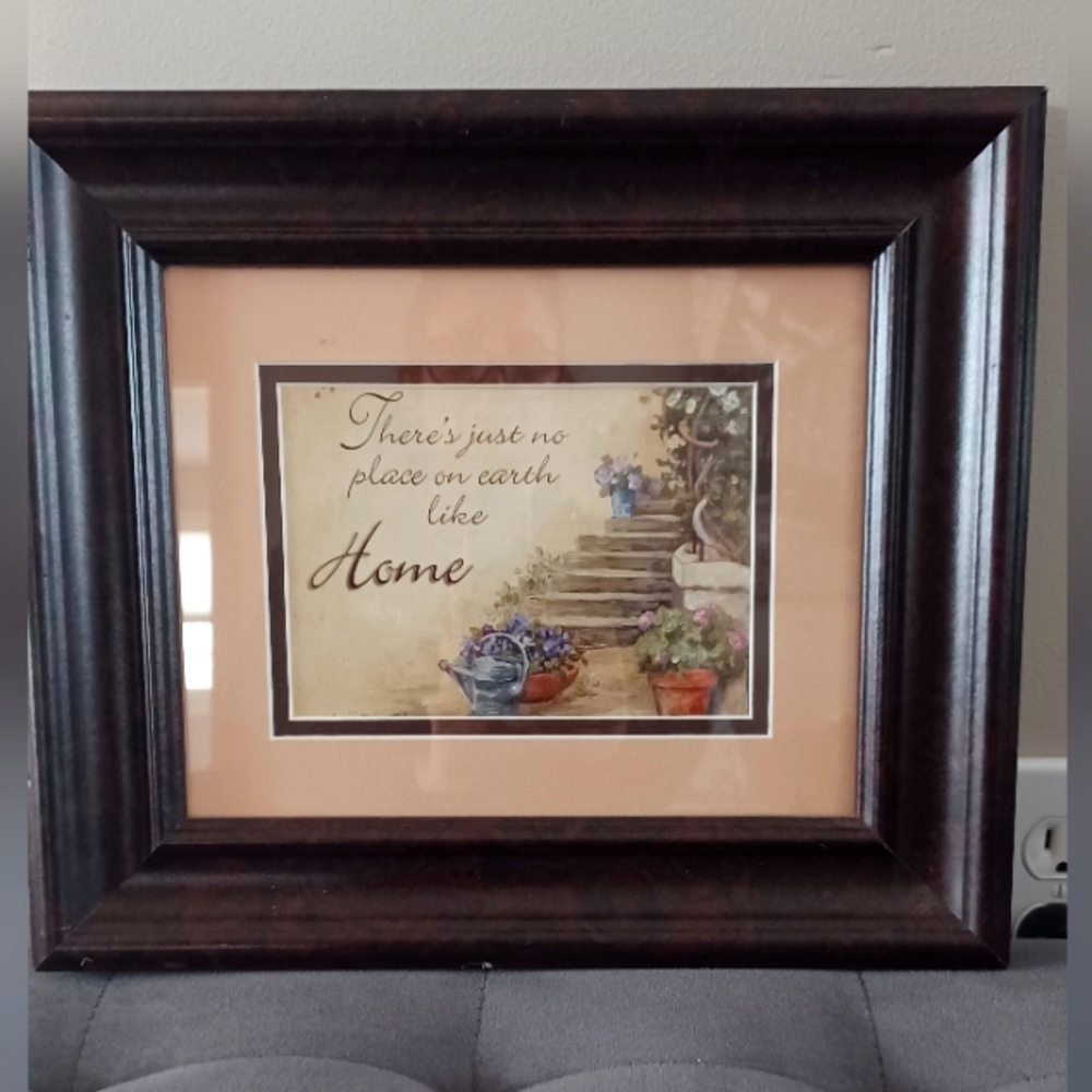 2 Wooden Home Frame Decor